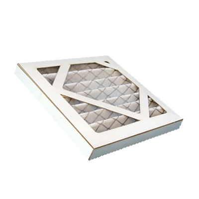 Air filter pleated